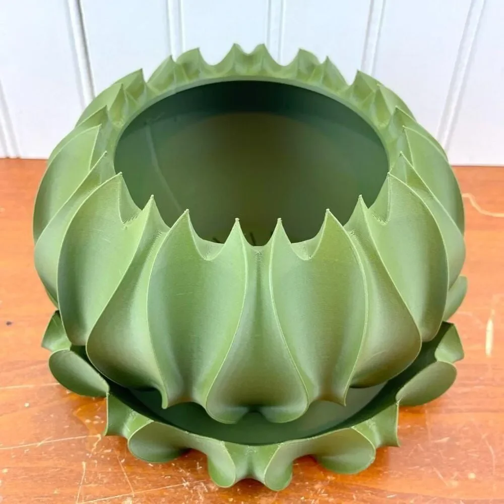 Abyssal Planter Pot, Planter with Drainage Tray, Houseplant Pot